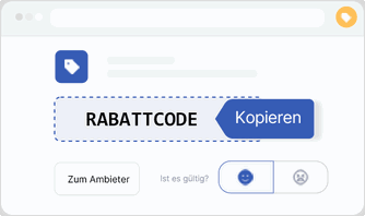 Gutscheincode Pop-up Fenster mit Button zum Kopieren des Codes