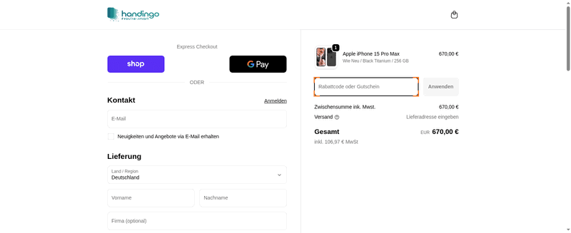 Handingo Screenshot