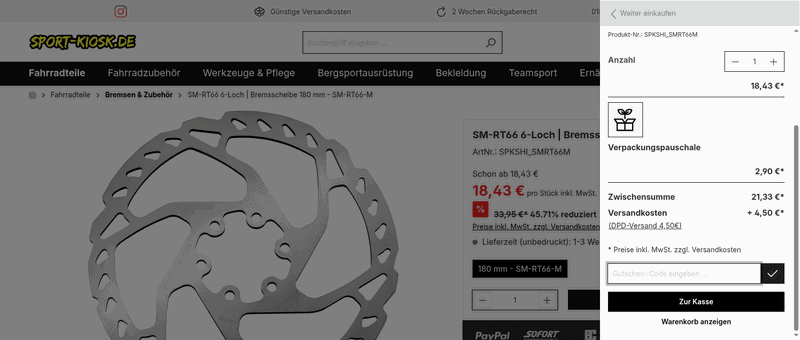 Sport-Kiosk Screenshot