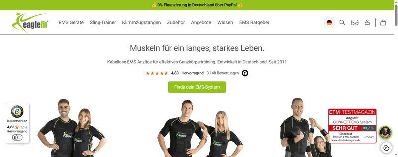 Eaglefit Startseite