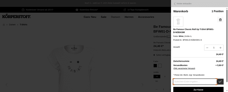 Koerperstoff Screenshot