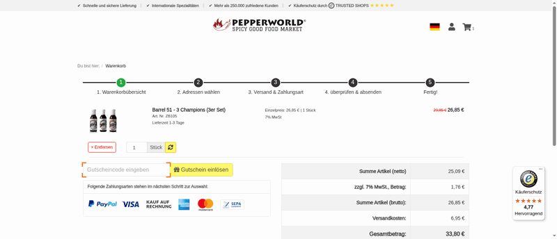 Pepperworld Hot Shop Screenshot
