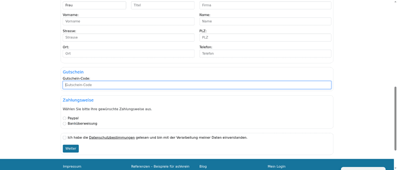 asVerein Screenshot