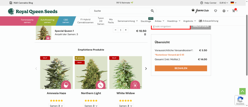 Royal Queen Seeds Screenshot