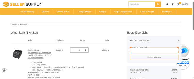 Sellersupply Screenshot