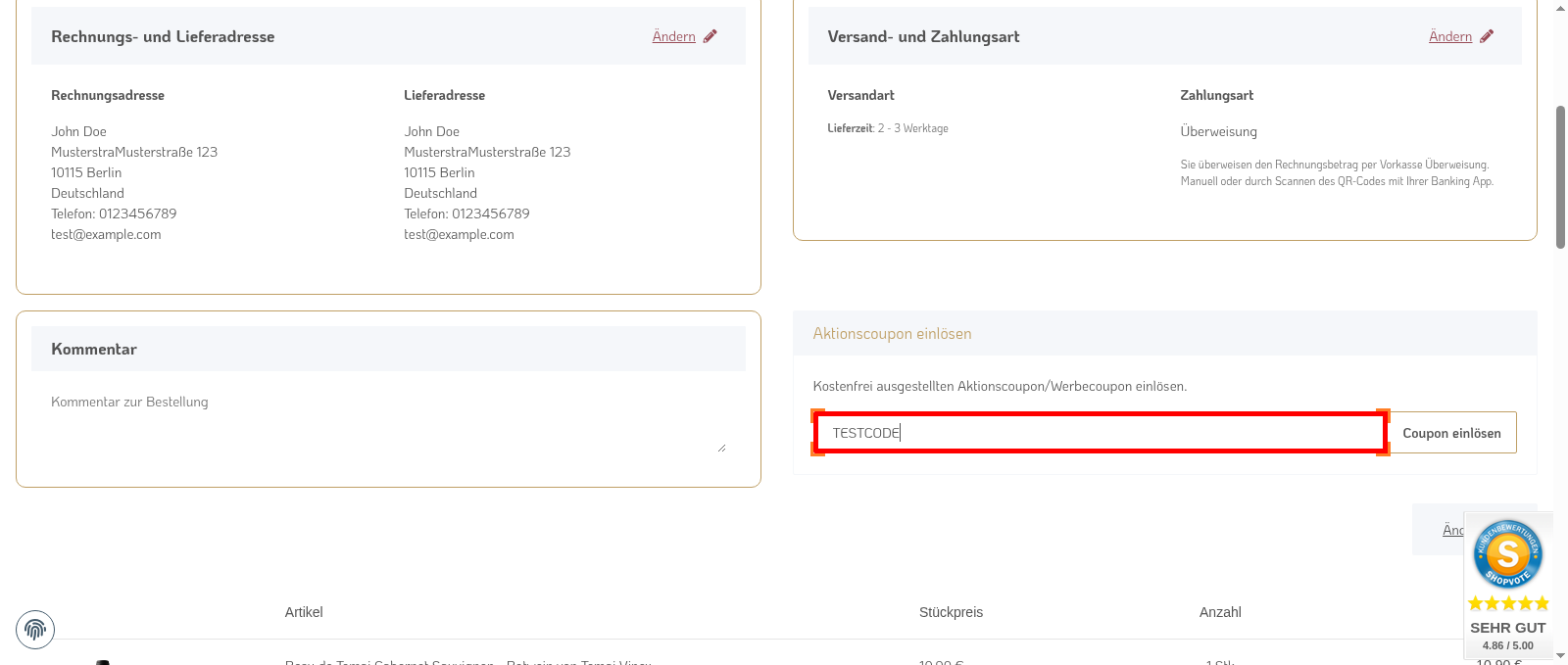 Zeitfuerwein Screenshot