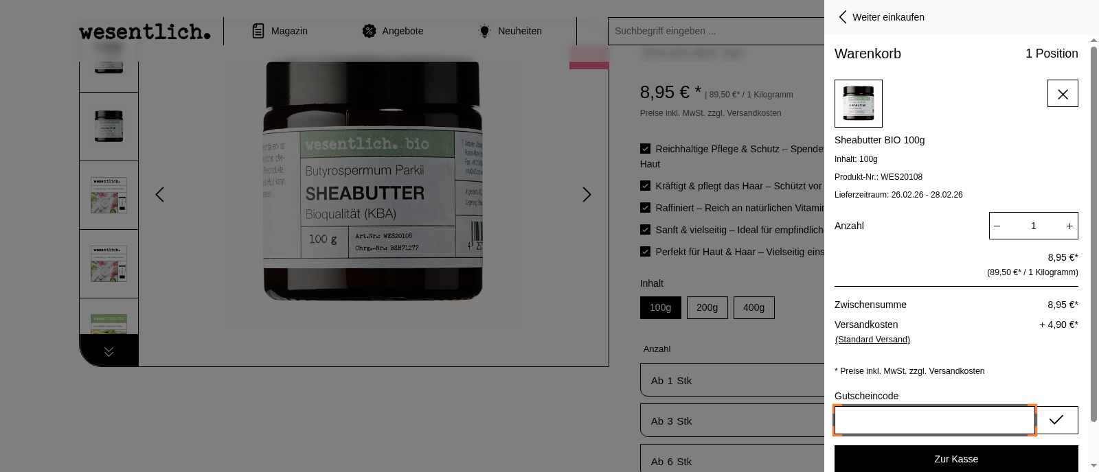 Wesentlich Screenshot