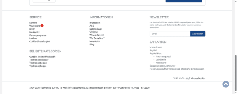 Tischtennis Screenshot