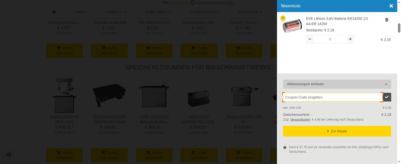 WSB Battery Technology Screenshot