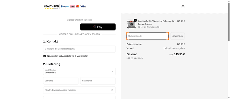 Healthson Screenshot