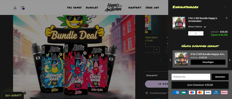 Happys Amsterdam Screenshot