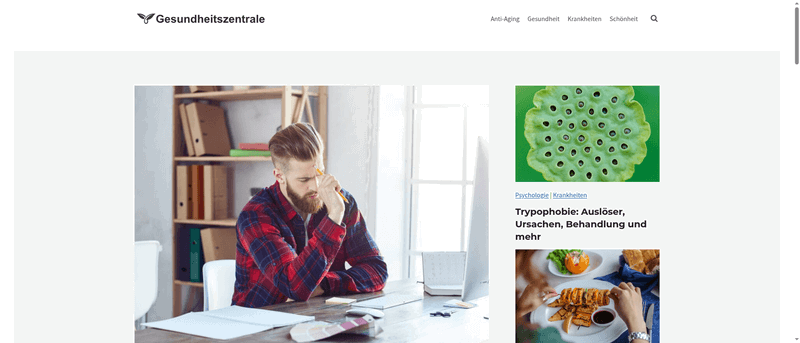Gesundheitszentrale Screenshot