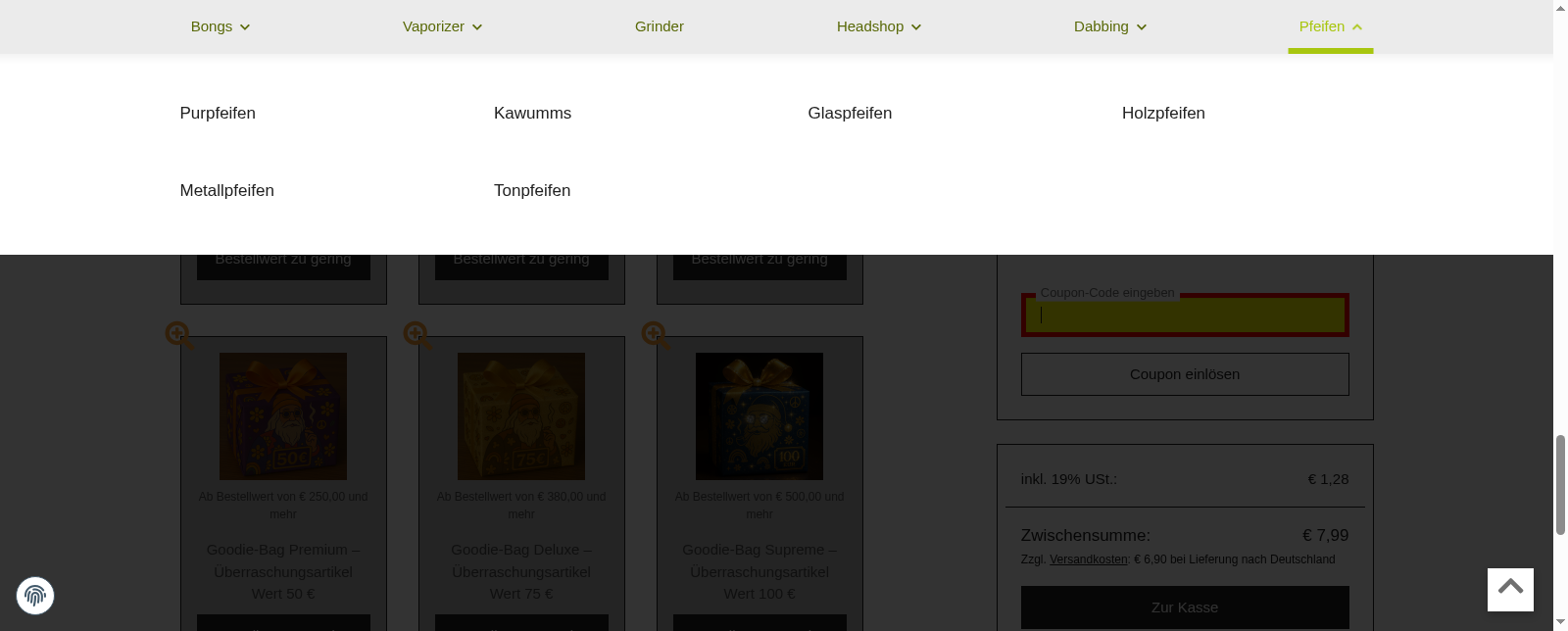 Bongdiscount Screenshot