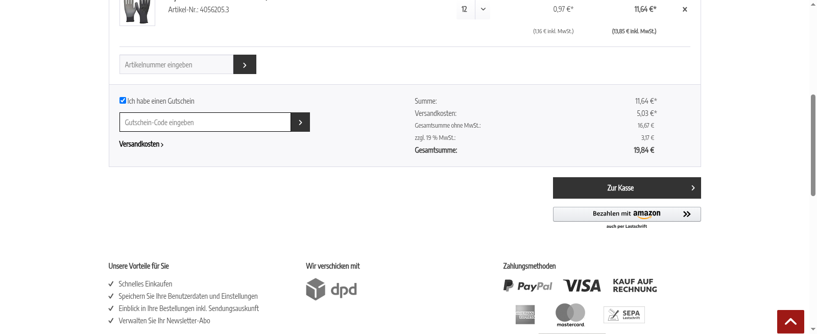 inba Arbeitsschutz Screenshot