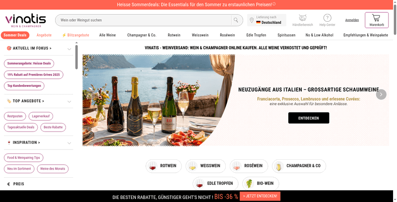 Vinatis Startseite