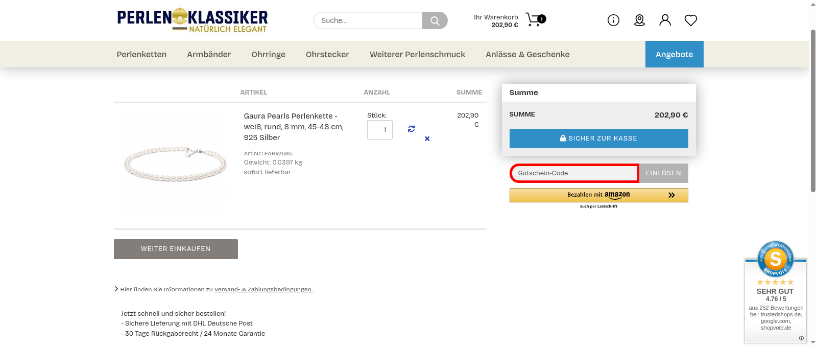 Perlenklassiker Screenshot