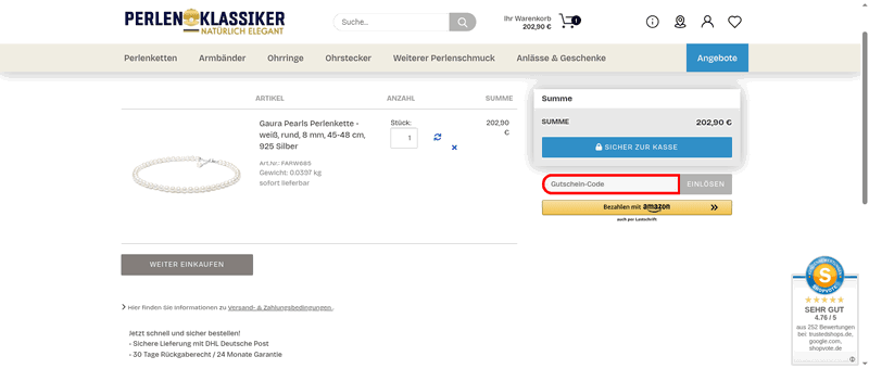 Perlenklassiker Screenshot