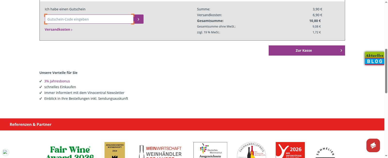 Vinocentral Screenshot