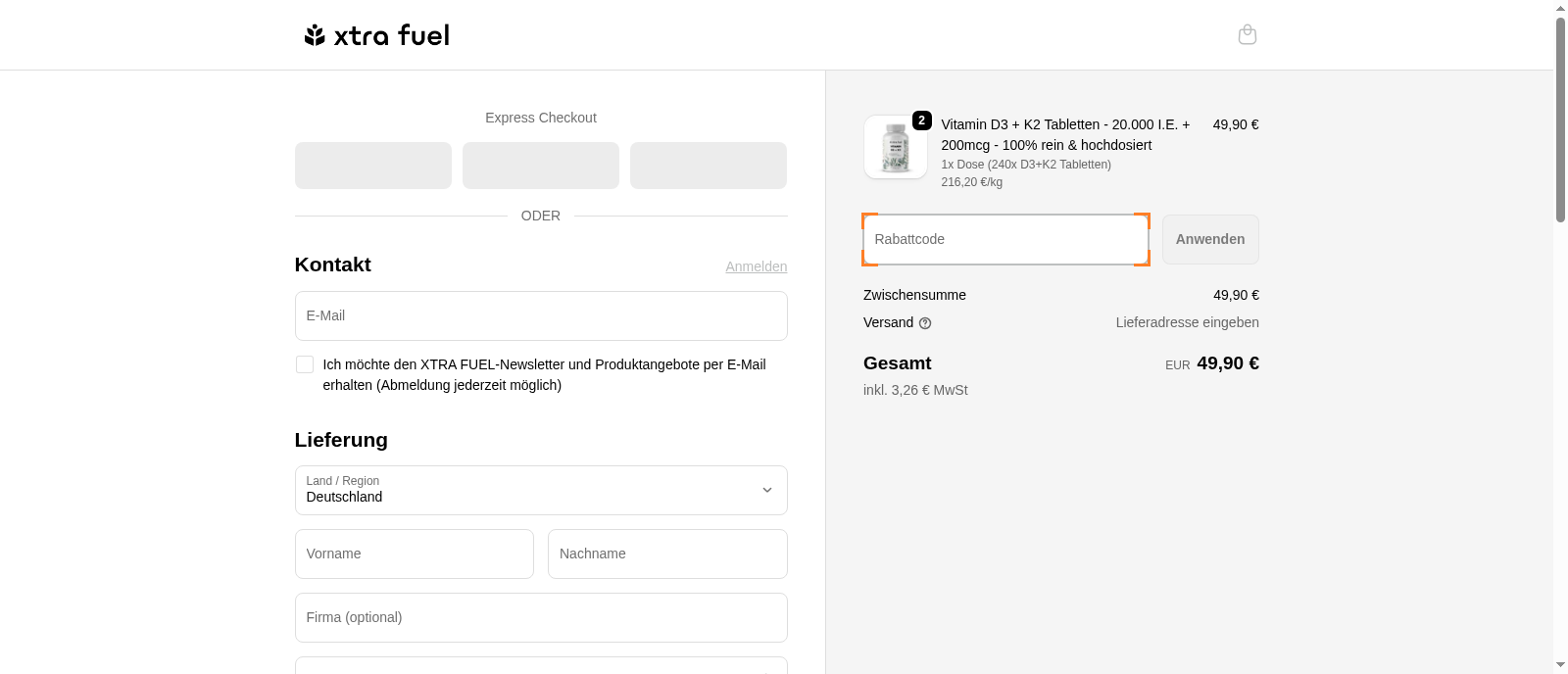 XTRA FUEL Screenshot