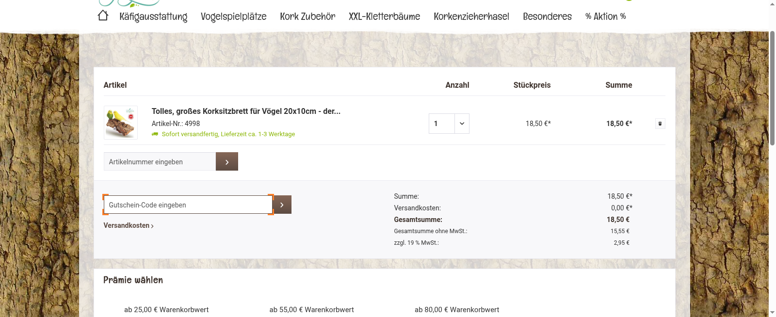 Vogelgaleria Screenshot