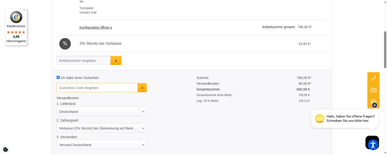 MoebelMeile24 Screenshot