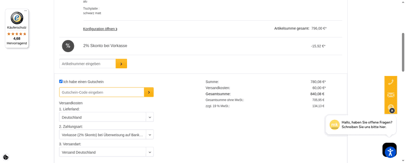MoebelMeile24 Screenshot