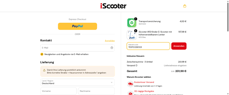 iScooter Screenshot