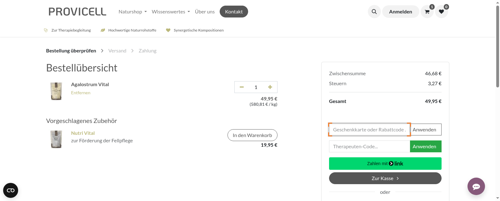 Provicell Screenshot