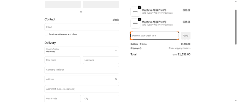 Minisforum Screenshot