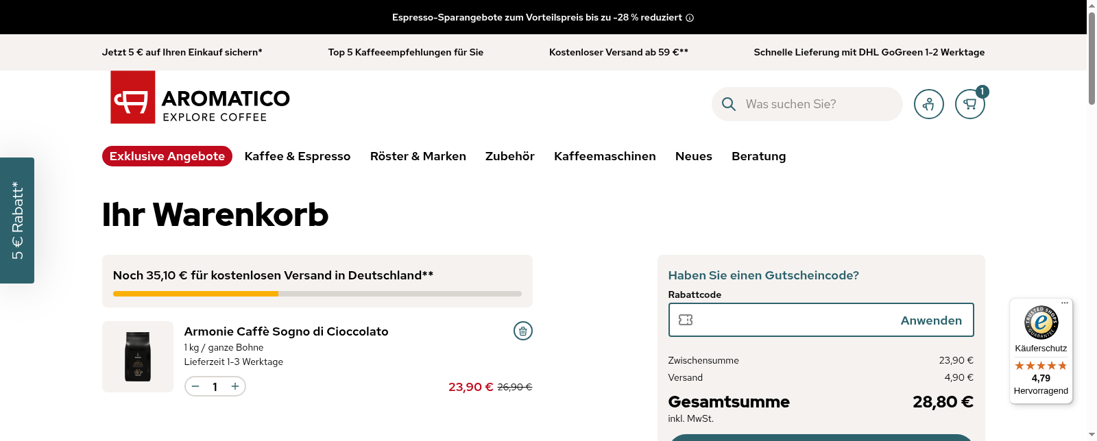 Aromatico Screenshot