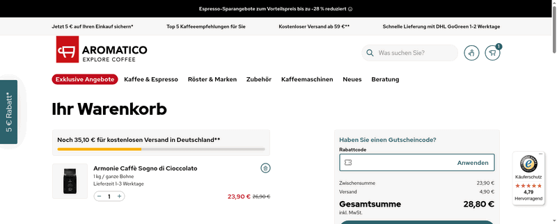 Aromatico Screenshot