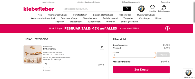 Klebefieber Screenshot