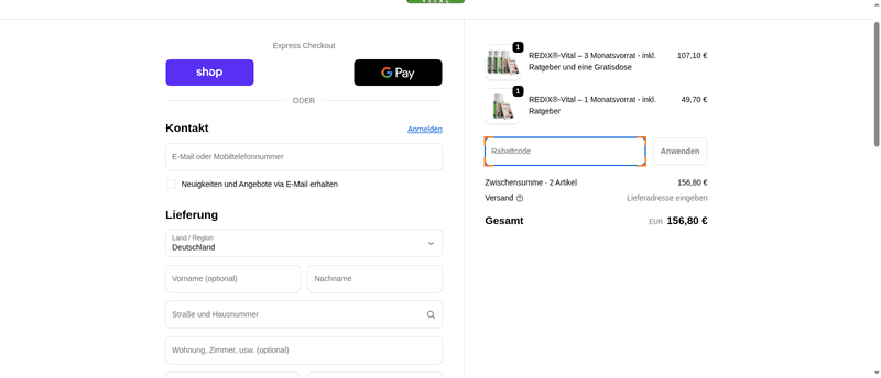 Redix Vital Screenshot