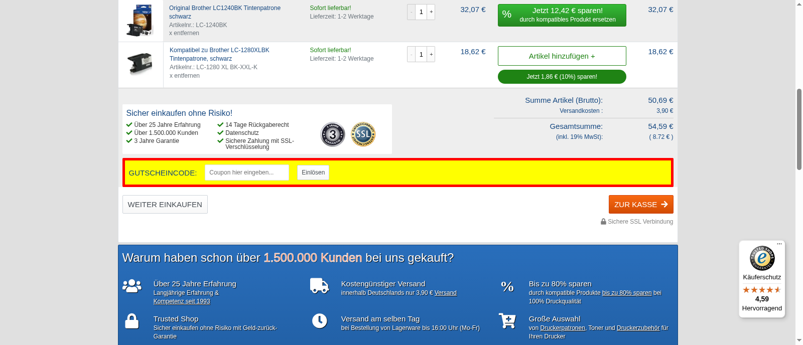TonerPartner Screenshot