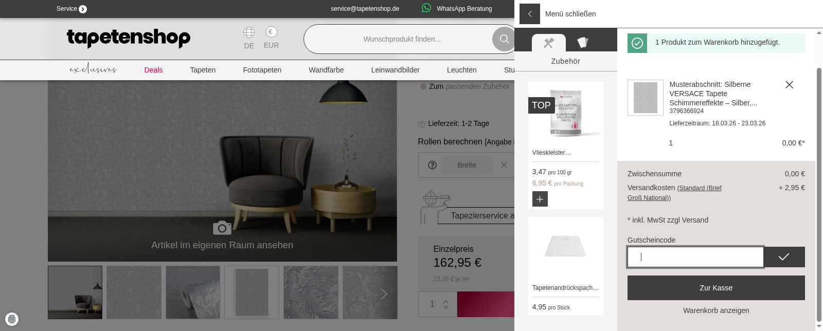 Tapetenshop Screenshot