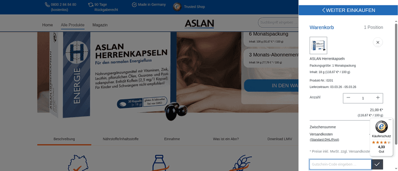 ASLAN Screenshot