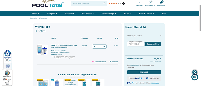 POOL Total Screenshot