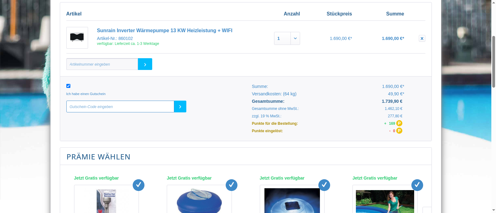 Pool-Gigant Screenshot