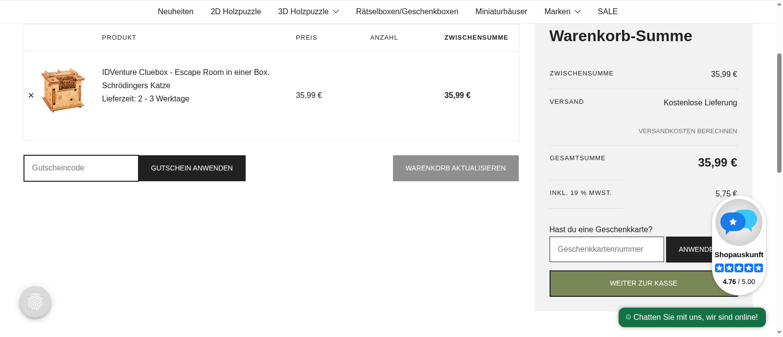 Holzzauberei Screenshot