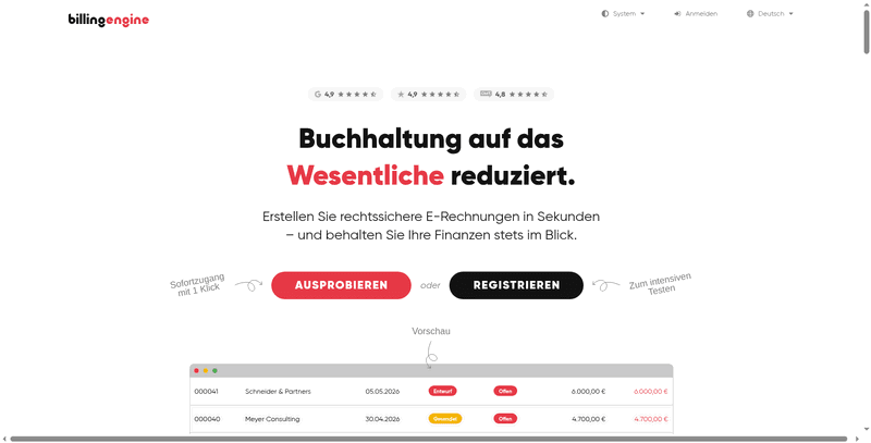 BillingEngine Screenshot