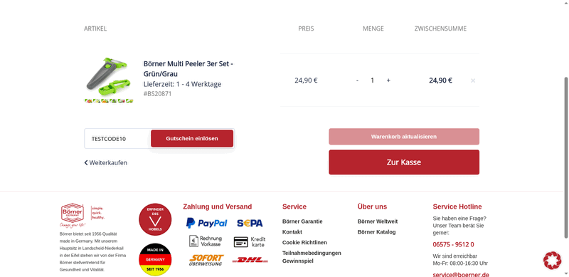 Börner Screenshot