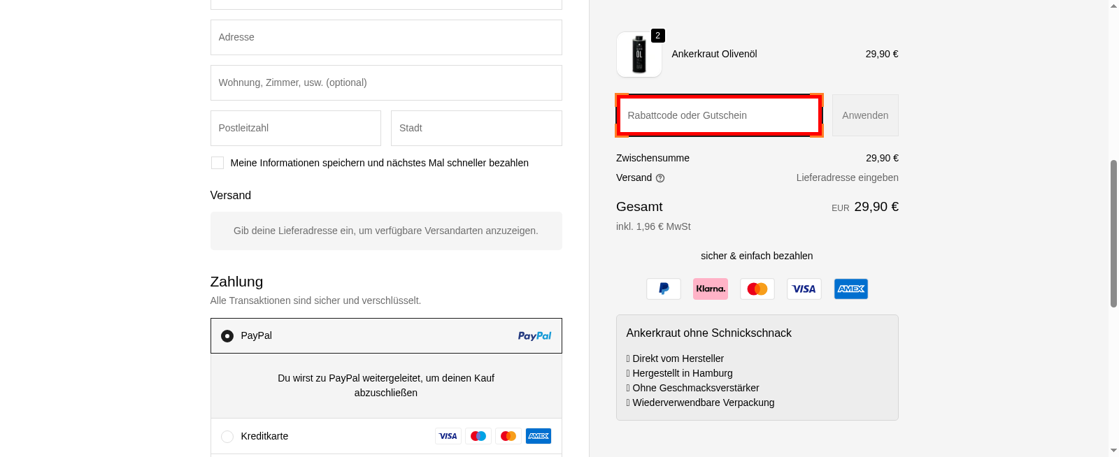 Ankerkraut Screenshot