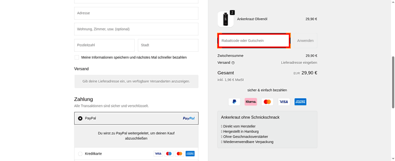 Ankerkraut Screenshot