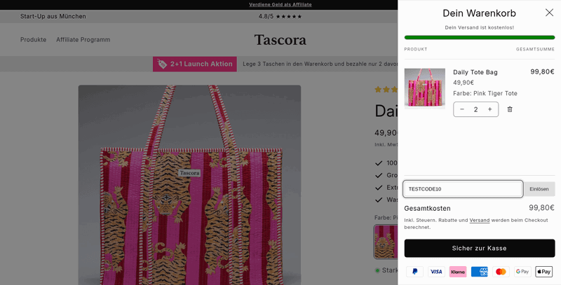 Tascora Screenshot