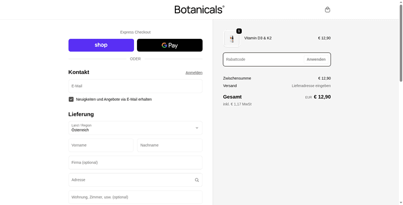 Botanicals Screenshot