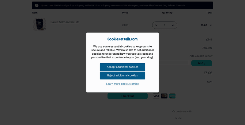 tails.com Screenshot