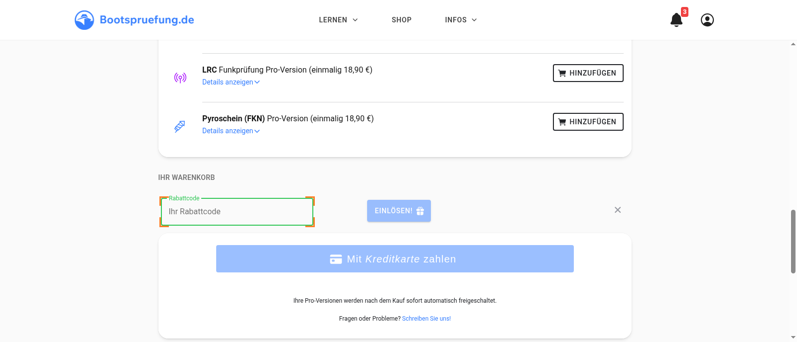 Bootspruefung Screenshot