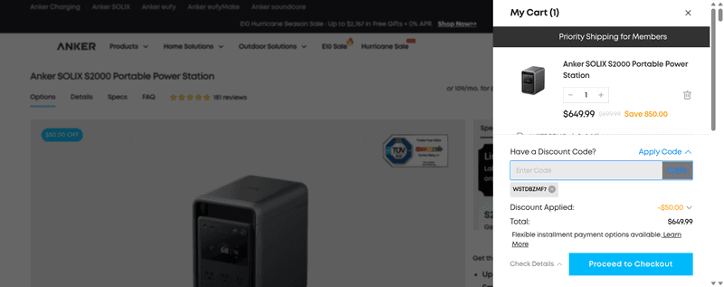 Anker Solix Screenshot
