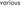 Various-Shop Logo