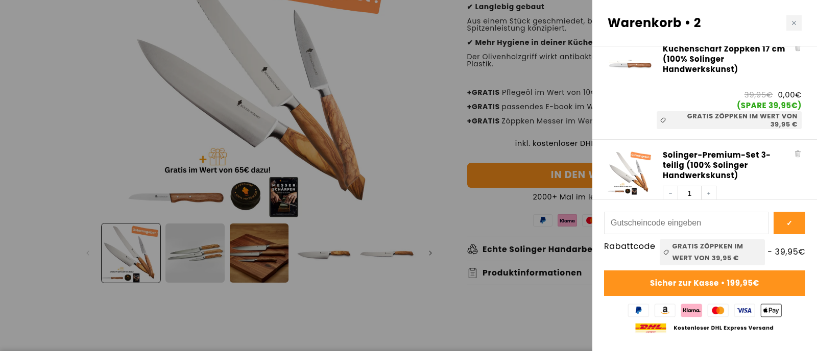 Küchenscharf Screenshot